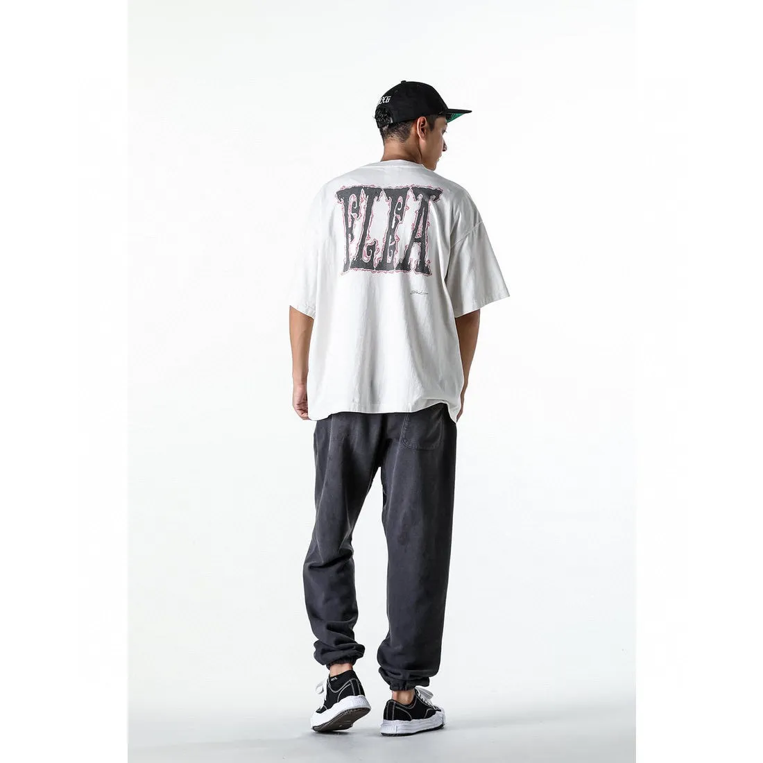 CACTUS PLANT FLEA MARKET x SAINT Mxxxxxx SUN SS TEE/WHT CPFM joint model Four-eye sun printed short sleeves Off-white S-XL Cylindrical fabric without side seams 220g high weight OE yarn ⚠️Note: It is almost meaningless if it is not a cylindrical fabric Customized CPFM joint main mark/wash mark/little angel anti-counterfeiting label Original-level printing factory Top purchasing level